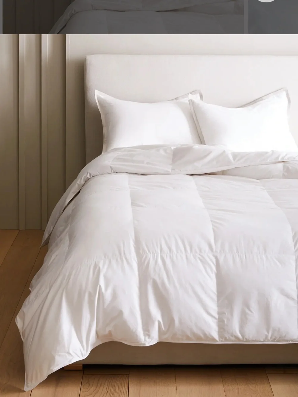 NEW Lightweight Premium Down Duvet Insert - White Full/Queen